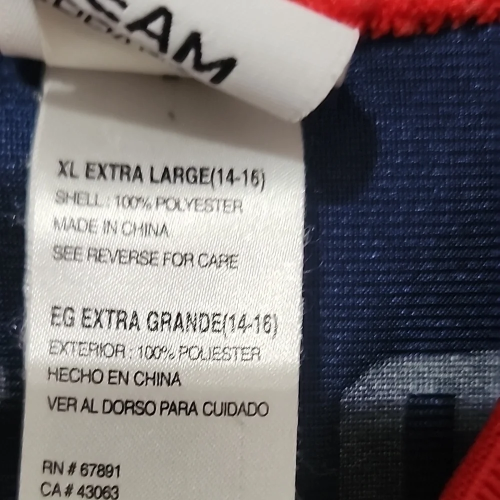 NFL Jersey Team Apparel New England Patriots Tom Brady Youth XL #12 HAS FLAWS